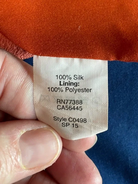 Madewell Size 0 Silk Overlay Cami Dress Burnt Copper Relaxed Minimalist - Picture 4 of 8